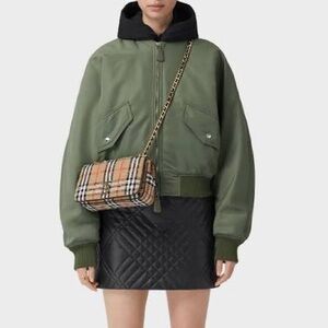 AUTHENTIC Burberry Small Lola Boucle Shoulder Bag